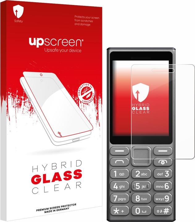 Produktbild upscreen Schutzglas Schutzfolie Displayschutz Display Schutz Glas Folie klar (1 Stück, Nokia 110 4G (2023))