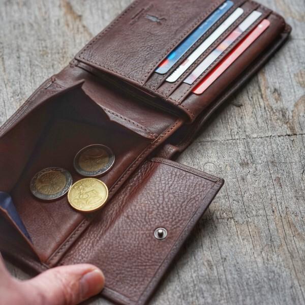 Actual product image Jack kinsky Wallet RFID protection leather 12 cm