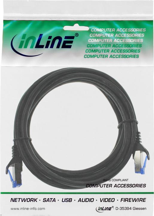 Produktbild InLine Patchkabel (S/FTP, CAT6a, 1 m)