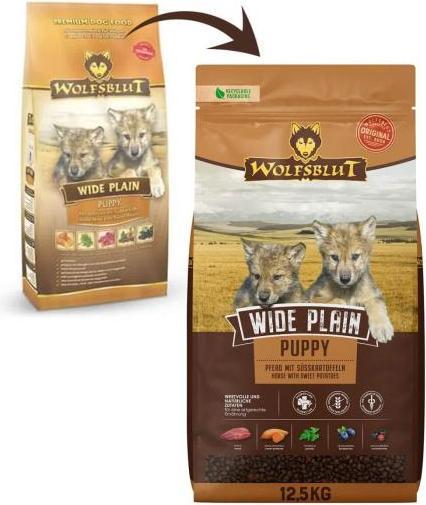 Image du produit Wolfsblut Nourriture sèche Dog Wide Plain Puppy, 12.5 kg (Chiot + chaton, 1 pcs, 12500 g)