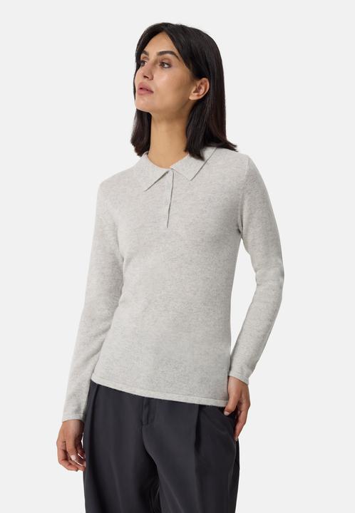 Produktbild Cash-Mere Kaschmir Poloshirt Langarm (M)