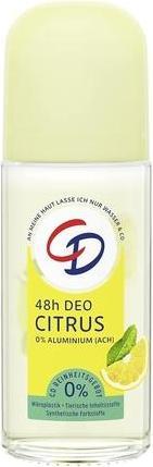 Produktbild CD BIO Deo Roll-On Citrus 50ml Deodorant ohne Aluminiumsalze Lang anhaltender Schutz für 48 Stunden (Roll-on, 50 ml)