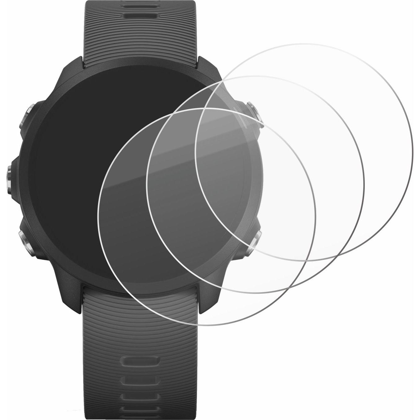Thumbnail - Savvies Panzerglas Hartglas Displayschutz, Smartwatch Schutzfolie, Transparent