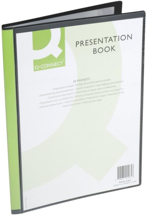 Produktbild Q-Connect Sichtbuch mit transparenter Sichttasche (A4, 1x)