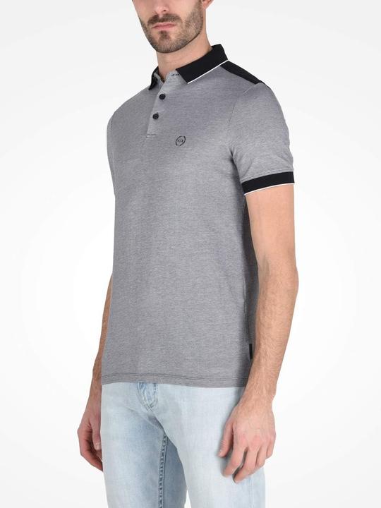 Actual product image Armani Exchange 8nzf76 z8m5z Korte Mouw Poloshirt Grijs XS Man (XS)