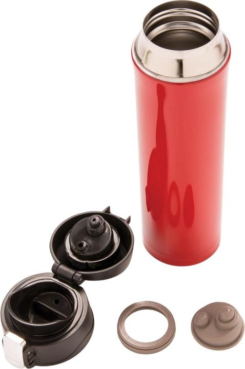 Actual product image Xd Collection Lockable Recycled Stainless Steel Vacuum Insulated Flask (0.45 l)