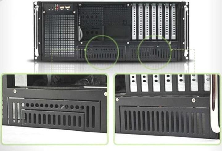 Produktbild Techly I-CASE MP-P4HX-BLK6 Computer-Gehäuse Rack (ATX)