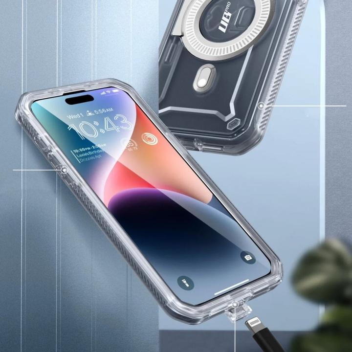 Produktbild Supcase UB Pro Mag case with MagSafe for iPhone 15 Pro - transparent (Apple iPhone 15 Pro)