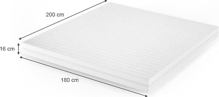 Actual product image VitaliSpa Foamy (180 x 200 cm, Foam core)