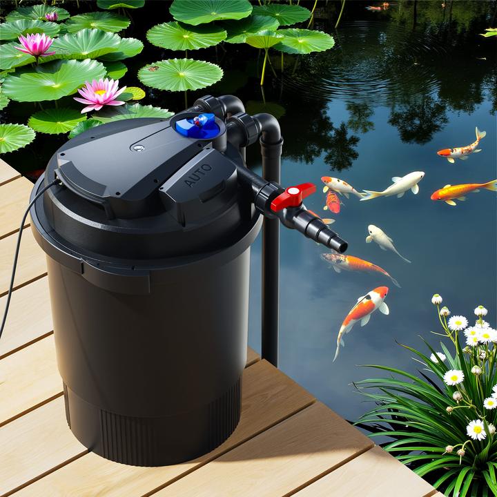 Produktbild SunSun CPA-30000 Druckteichfilter 12.000 l/h / 55 W Teichdruckfilter Teichfilter