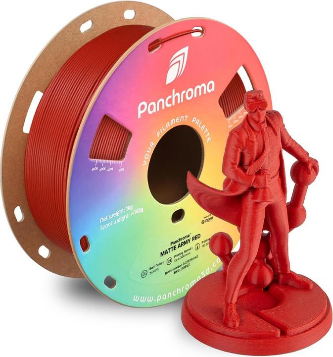 Actual product image Polymaker Panchroma™ PLA Matte Army (PLA, 1.75 mm, 1000 g)