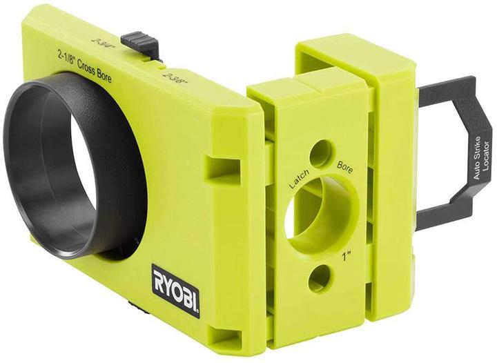 Actual product image Ryobi Wood and metal door deadbolt - installation kit