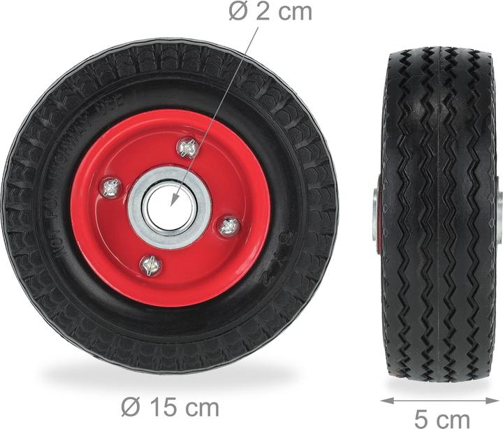 Image du produit Relaxdays 2x roue