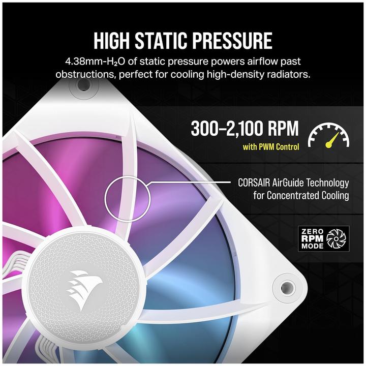 Produktbild Corsair iCUE LINK RX120 RGB (120 mm, 3 x)