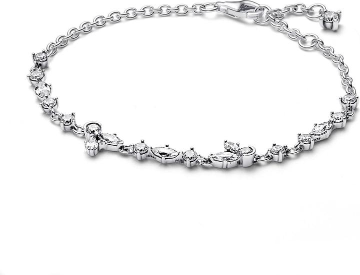 Immagine prodotto Pandora Bracciale a catena con cluster di erbe scintillanti (16 cm, Argento 925)