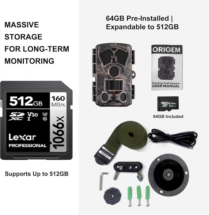 Actual product image Origem Wildkamera mit Handyübertragung & Nachtsicht