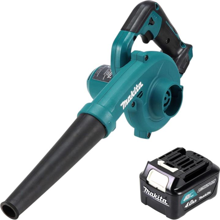 Actual product image Makita UB 100 DM1 Battery blower 12 V max. + 1x battery 4.0 Ah - without charger (Rechargeable battery operated, Leaf blower)