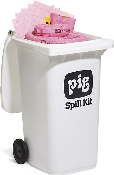 Image du produit Pig Kit d'urgence mobile, taille moyenne, version chimique, absorbe 179,2 l.