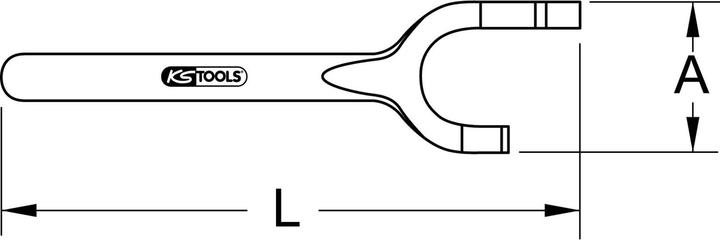 Actual product image KS Tools BRONZEplus Handwheel spanner Ø36x60 mm