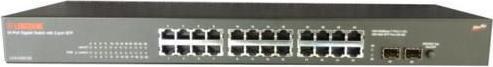 Produktbild Longshine Switch 24x GE GS9126 2x mini-GBIC (24 Ports)