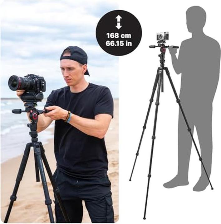 Actual product image Manfrotto Befree GT PRO 3-Way aluminium (Stand clamp)