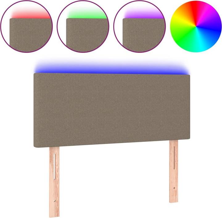 Image du produit vidaXL LED Kopfteil (100 x 5 x 128 cm)