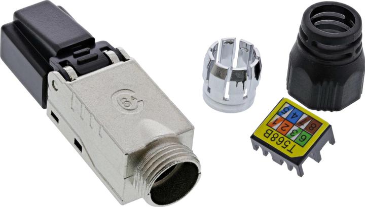Actual product image InLine RJ45 plug Cat.6A 500MHz (Network cable plug)