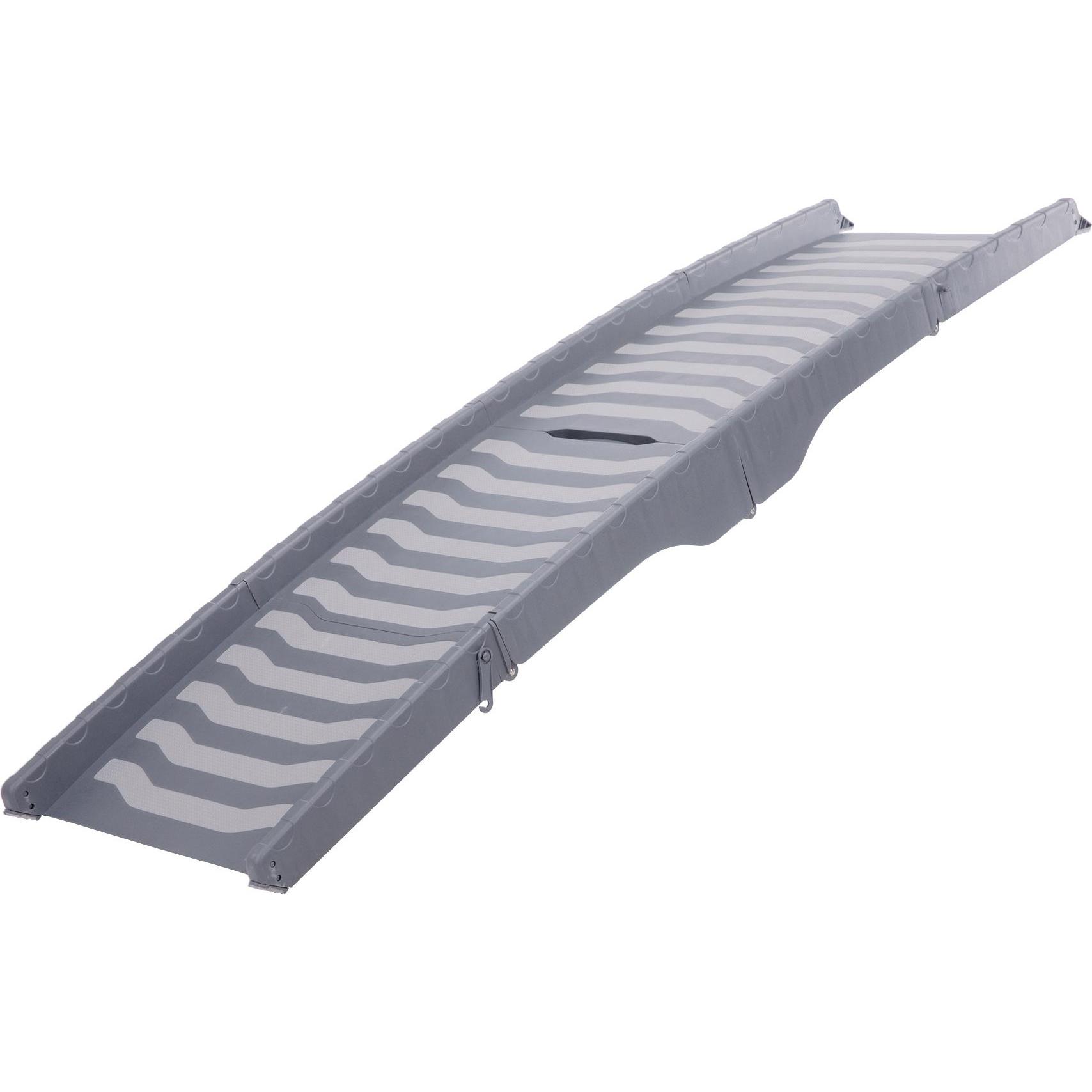 Comparer les prix de TRIXIE Rampe - 39 x 150 cm - Plastique - Repliable en 3 parties - Gris - Pour chien