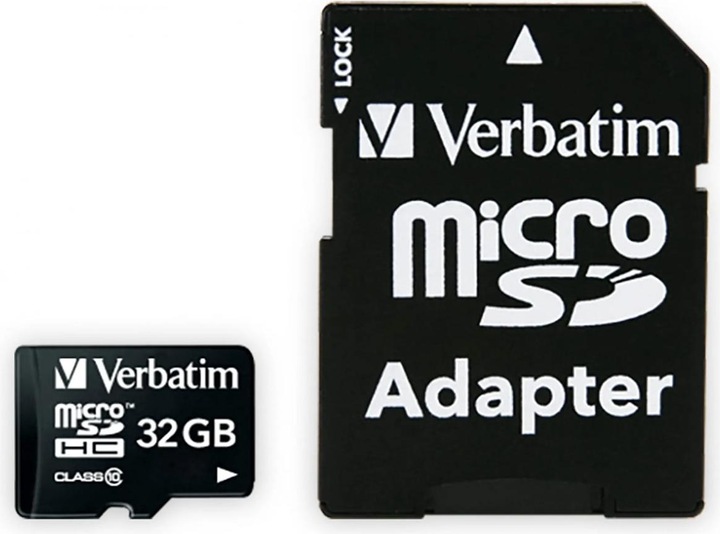 Produktbild Verbatim Micro SDHC Card Class 10 (32 GB, microSDHC, U1, UHS-I)