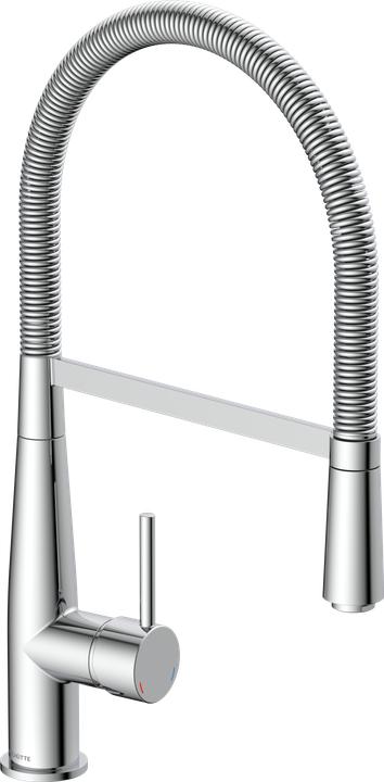 Image du produit Schütte Robinet de cuisine NEW YORK Robinet d'évier à ressort chromé Pivotant 79170