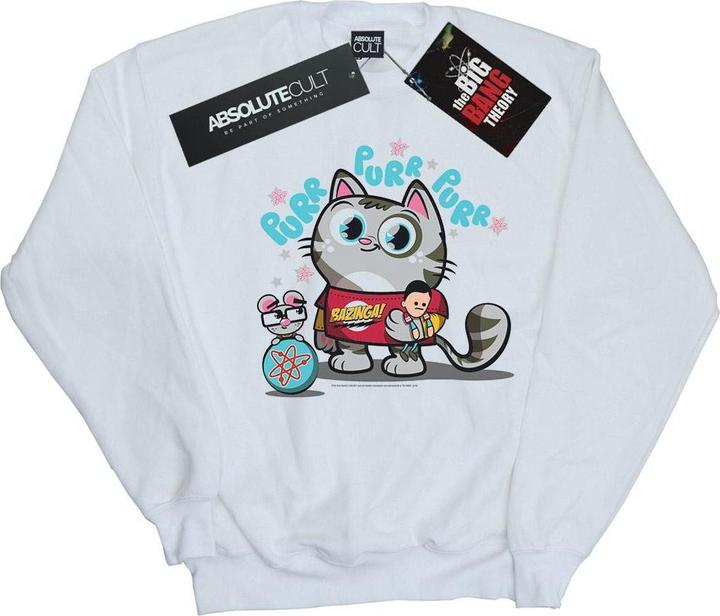 Produktbild Dam Bazinga Kitty Sweatshirt aus Baumwolle (3XL)