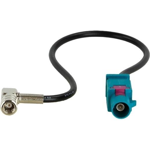 ACV, Auto Antenne, Ant.adapter Fakra(m)>SMB(f) 20cm 90ø