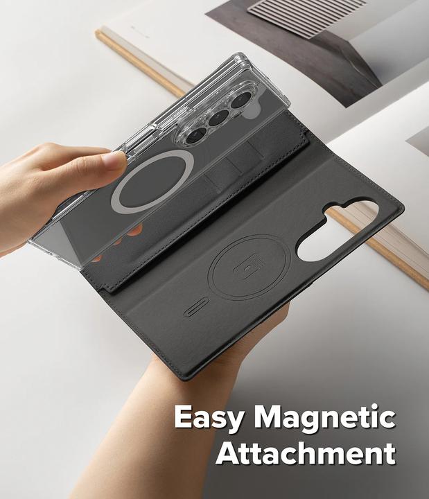 Produktbild Ringke - Folio Grip Wallet Magnetic - Samsung Galaxy Z Fold7 - Black (Samsung Galaxy Z Fold7)
