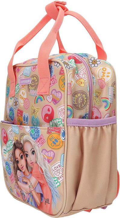 Actual product image Top Model Topmodel - TOPModel Backpack GIRL POWER - Beige and Coral - Small (413291)