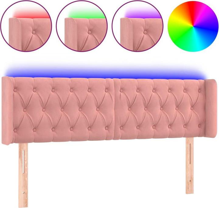Actual product image vidaXL LED Kopfteil (163 x 16 x 88 cm)