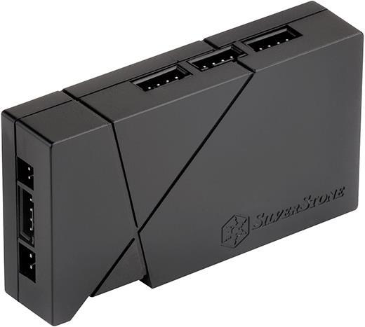 Actual product image Silverstone RGB LED Hub + 2x LED Strips (RGB)