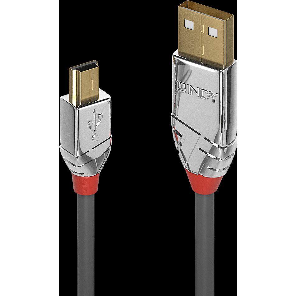 Lindy USB/A-MiniB M-M (3 m, USB 2.0), USB Kabel