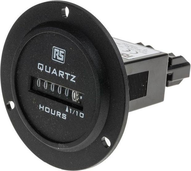 Produktbild RS PRO Hours Run Meter 3 hole fixing 10-80Vdc