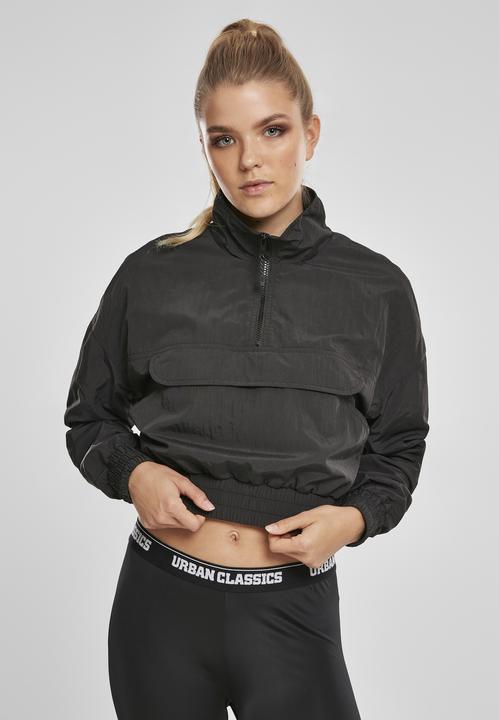 Produktbild Urban Classics Ladies Cropped Crinkle Nylon Pull Over Jacket (XXL)