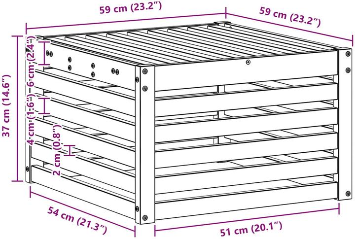 Produktbild vidaXL gartenmöbel