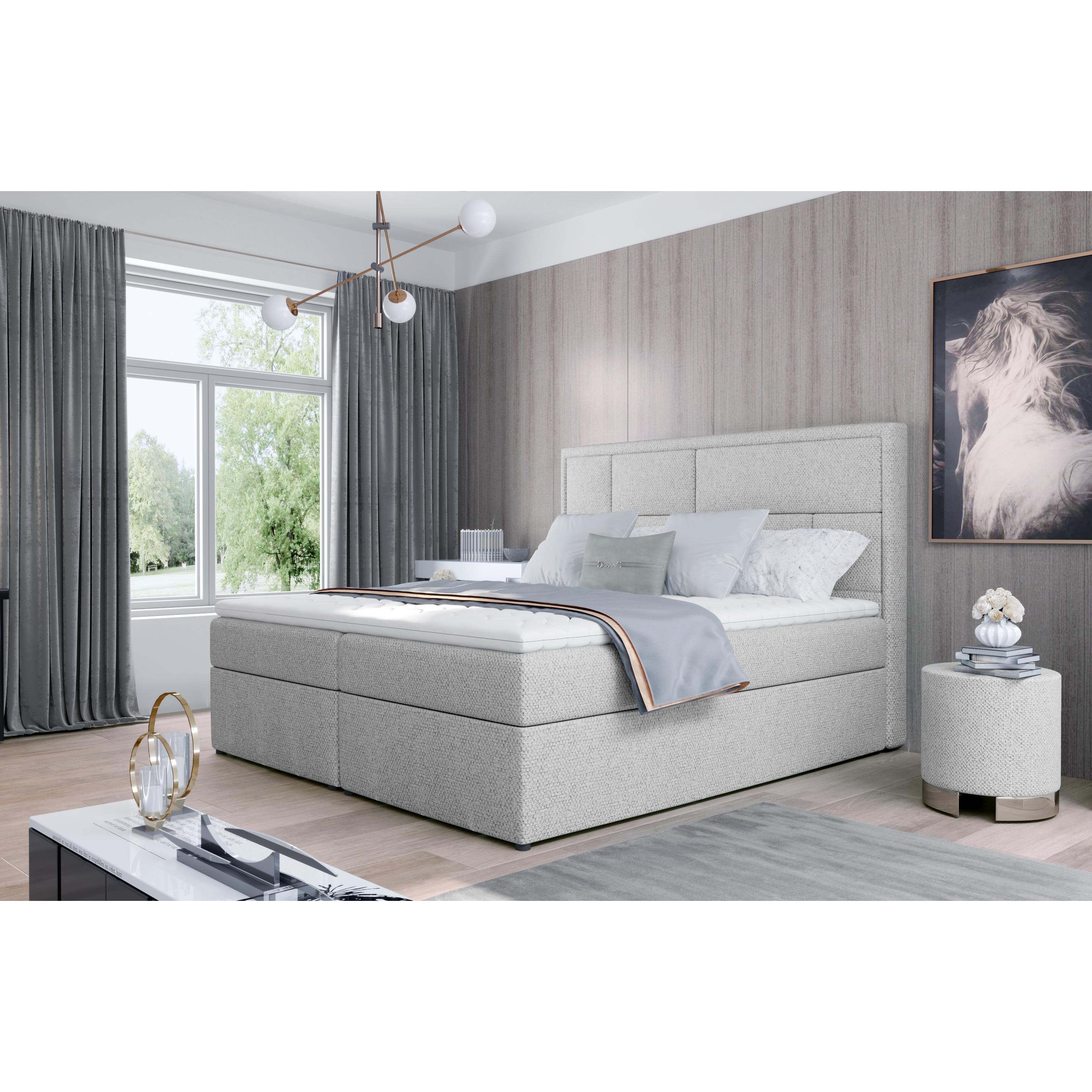 ELTAP, Boxspringbett, Meron mit Stauraum (140 x 200 cm)