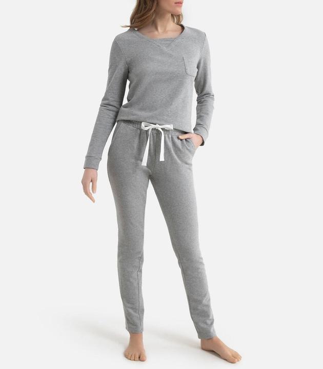 Image du produit La Redoute Collections Pyjama 2 pièces en sweatware (W36/L38)