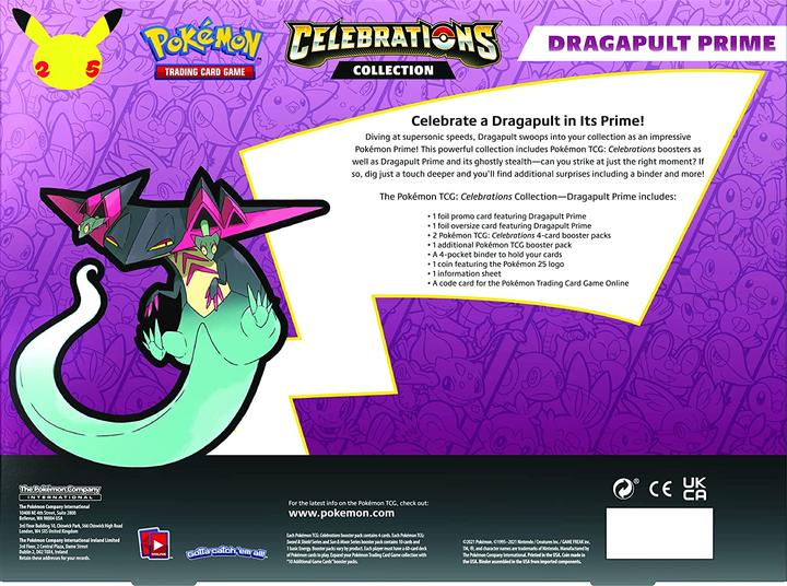 Image du produit Pokémon Dragapult Prime - Celebrations (Anglais, Coffret & Collection)