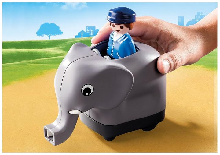 Produktbild Playmobil Mein Schiebetierzug (70405, Playmobil 1.2.3)