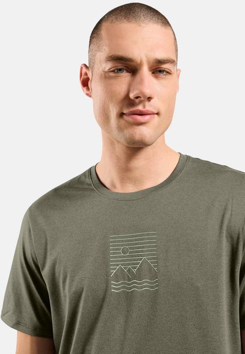 Actual product image Odlo Ascent Sun Sea Mountains T-Shirt Crew Neck S/S (L)