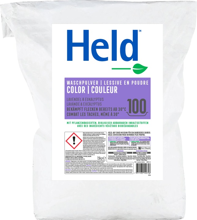 Held Buntwaschmittel Colora (100 Waschgänge, Pulver)