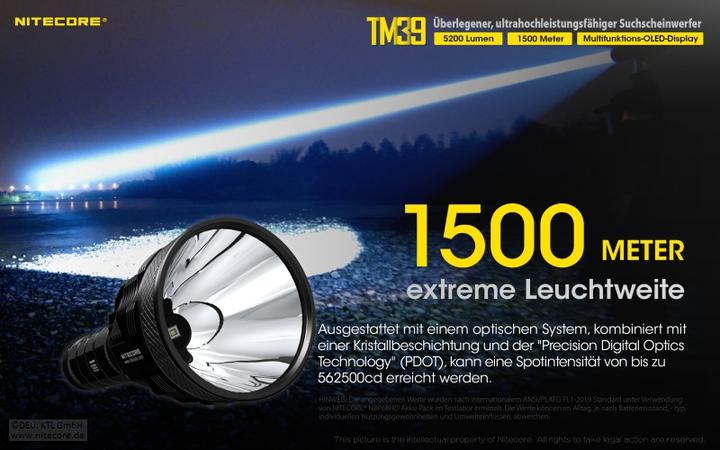 Image du produit Nitecore TM39 - 5200 lumens (27.60 cm, 5200 lm)