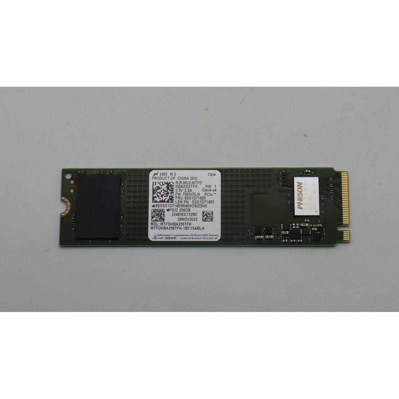 Lenovo Ssd asm (256 GB, M.2), SSD
