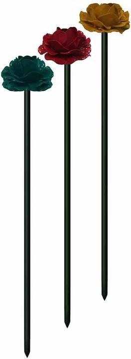 Produktbild Siena Garden Fiberstab Blume, 100 cm, Durchmesser 8 mm mit Kupplung, grün (1040 cm, 65 cm)