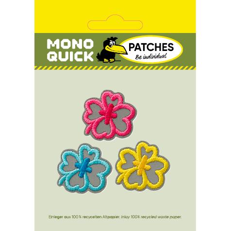 Thumbnail - Mono Quick 3 Reflex Blumen, Applikationen, Pink, Silber, Gelb, Blau